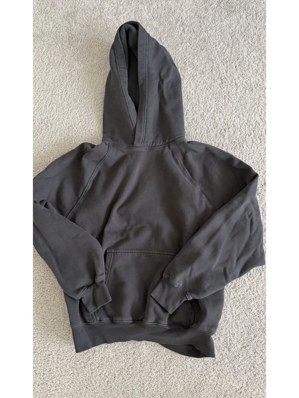 Aritzia Cozy Sweatfleece Mega Raglan™ Hoodie Vintage Black, Size 2XS